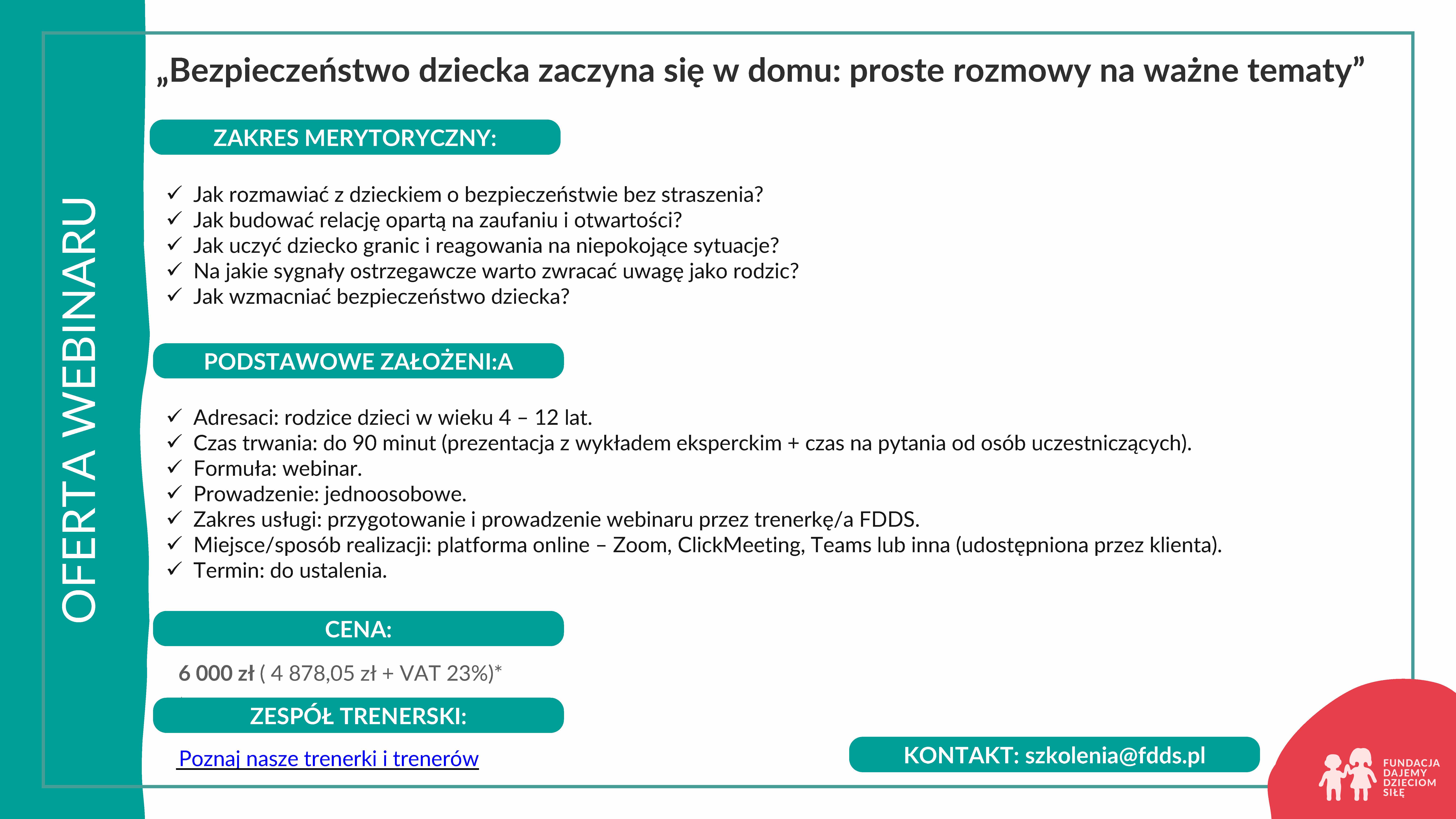 oferta webinaru o prostych rozmowach na ważne tematy
